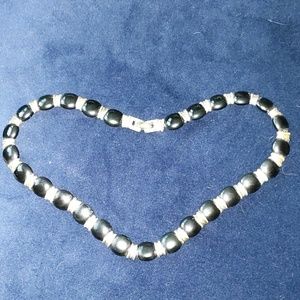 Black and gold necklace